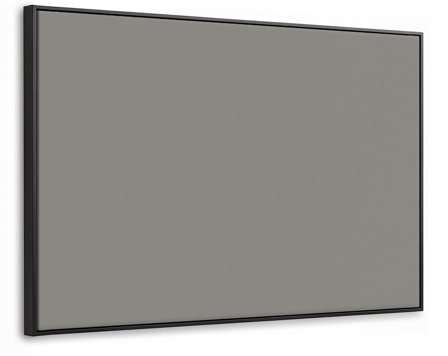 Canvas Schilderij met Baklijst 90x60cm - Mineral - Grey - Grijs - Muurdecoratie woonkamer - Slaapkamer decoratie - Kamer accessoires - Schilderijen op canvas met lijst