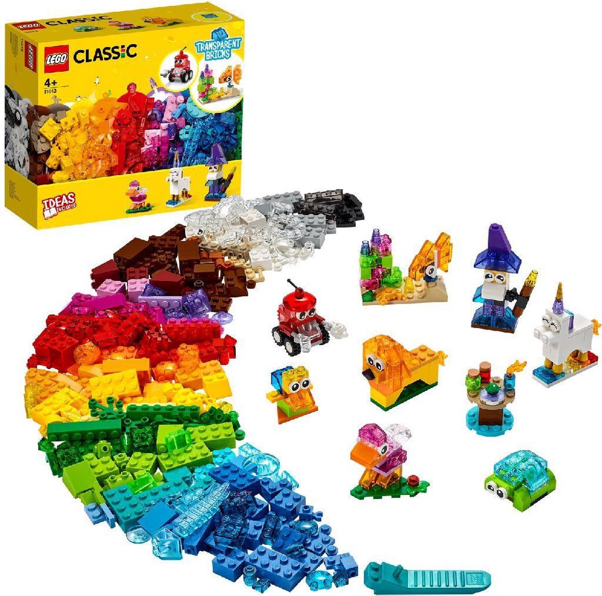 verzoek Invloedrijk spannend Lego 11013 Classic Creative Transparent Bricks | bol.com