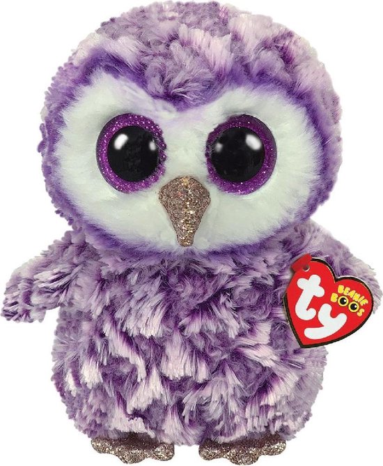 Meyella Wasserette escaleren Ty - Knuffel - Beanie Buddy - Moonlight Owl - 24cm | bol.com