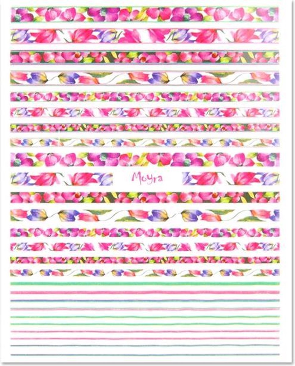 Goedkoopste Moyra Nailart Nagel Sticker Matrica No.07