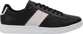 Lacoste - Heren Sneakers Carnaby Evo Black/Off White - Zwart - Maat 46