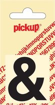 Pickup plakletter Helvetica 40 mm - zwart &