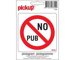 Pickup Pictogram 10x10 cm - No pub