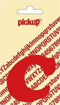 Pickup plakletter CooperBlack 60 mm - rood C