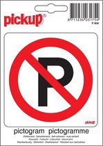 Pickup Pictogram 10x10 cm - Verboden te parkeren