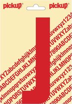 Pickup plakletter Nobel 150mm rood J - 31022150J