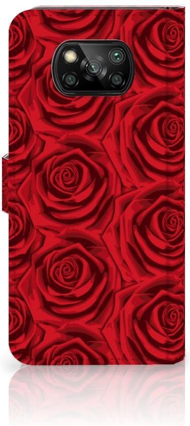 Étui pour téléphone portable Xiaomi Poco X3 | Poco X3 Pro Bookcase mobile Roses rouges
