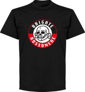 Brigate Rossonere T-shirt - Zwart - 5XL