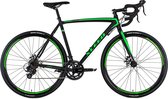 Ks Cycling Fiets Gravelbike racefiets 28 '' Xceed zwart-groen - 58 cm