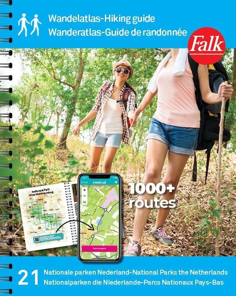 Wandelgids  -   Falk Wandelatlas Nederland - Falkplan