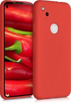 kwmobile telefoonhoesje voor Google Pixel 4a - Hoesje voor smartphone - Back cover in tomaatrood