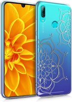 kwmobile telefoonhoesje voor Huawei P Smart (2019) - Hoesje voor smartphone - Bloementweeling design