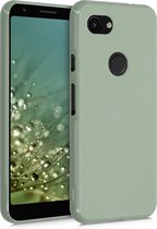 kwmobile telefoonhoesje geschikt voor Google Pixel 3a - Hoesje voor smartphone - Back cover in grijsgroen