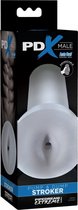 PDX Male Pump & Dump Stroker (Clear) - Masturbators & Strokers - clear - Discreet verpakt en bezorgd