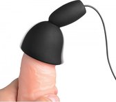 Deluxe 10 Mode Silicone Penis Head Teaser - Cock Rings - black - Discreet verpakt en bezorgd