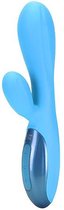 UltraZone Excite 6x Rabbit Style Silicone Vibe - Blue - Rabbit Vibrators - blue - Discreet verpakt en bezorgd