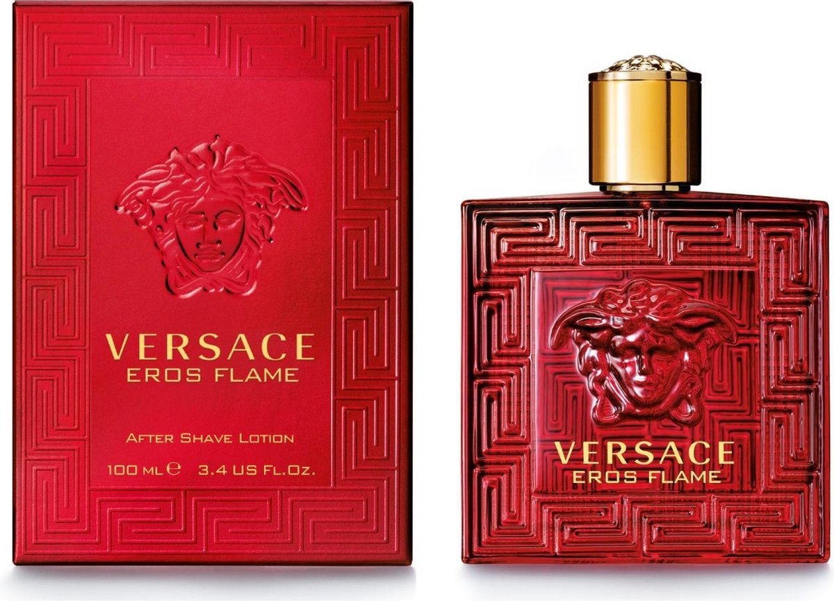 versace eros flame after shave lotion