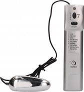 Ultra 7 Vibrating Vector Egg - Silver - Bullets & Mini Vibrators - silver - Discreet verpakt en bezorgd