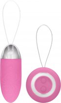 Luca - Rechargeable Remote Control Vibrating Egg - Pink - Eggs - pink - Discreet verpakt en bezorgd