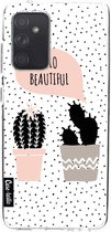 Casetastic Samsung Galaxy A52 (2021) 5G / Galaxy A52 (2021) 4G Hoesje - Softcover Hoesje met Design - Cactus Love Print