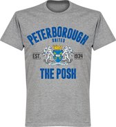 Peterborough Established T-shirt - Grijs - 3XL