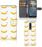 Flip Cover Nokia 2.4 Telefoon Hoesje Banana
