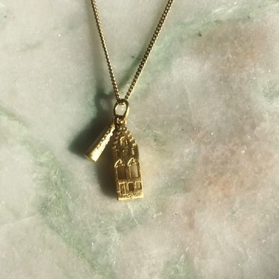 Lauren Sterk Amsterdam ketting Amsterdam - verguld - coating