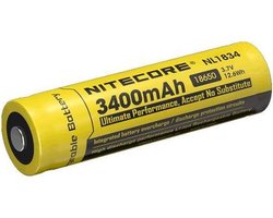 Nitecore 18650 oplaadbare batterij 3400mAh