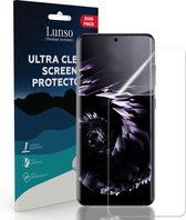 Lunso - Duo Pack (2 stuks) Beschermfolie - Full Cover Screen Protector - Geschikt voor Samsung Galaxy S21 Ultra
