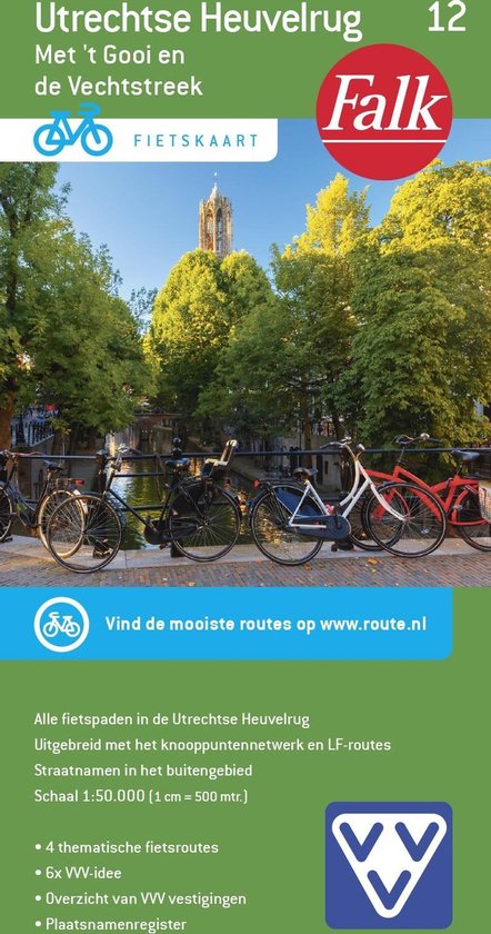 Falk VVV fietskaart 12 Utrechtse Heuvelrug - Falk