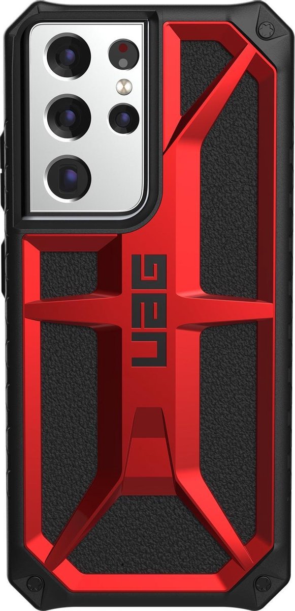 UAG Monarch Backcover Samsung Galaxy S21 Ultra hoesje - Crimson Red