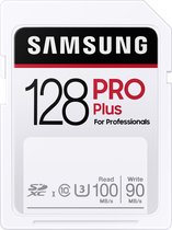 Samsung geheugenkaart - SD-kaart - 128 GB - 90 Mb/s (max. write) - Class 10/U3/UHS-I