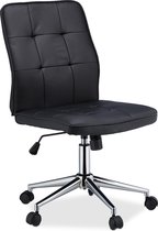 Relaxdays bureaustoel kunstleer - ergonomische kantoorstoel - draaistoel - verstelbaar