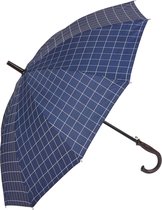 Melady Paraplu Volwassenen 60 cm Blauw Nylon Rond Regenscherm