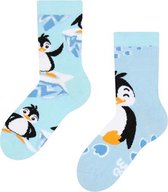 Dedoles Mismatched Kinderen Sokken - Blije Pinguin - Maat 31-34