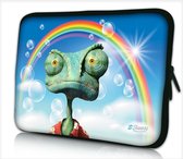 Laptophoes 15,6 inch hagedis grappig - Sleevy - laptop sleeve - laptopcover - Sleevy Collectie 250+ designs