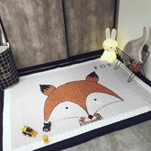 Speelkleed vos 195 x 145 - LiefBoefje - Speelmat - Groot Speelkleed - Speelkleed baby - Speeltapijt - vloerkleed baby - Babymat XL - 100+ Liefboefje speelkleed designs