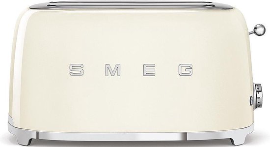 SMEG TSF02CREU - Broodrooster - Créme - 2x4 - 1500W - 6 niveaus