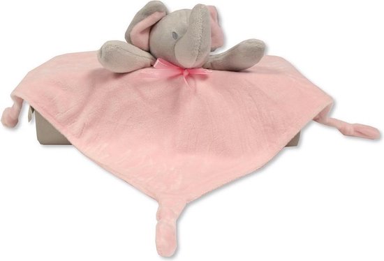 Peluche éléphant en tissu pour bébé 30 Cm Polyester Rose | bol.com