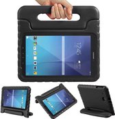 Tablet Hoes Kinderen Geschikt voor Samsung Galaxy Tab E 9.6 - Kidsproof Backcover met handvat - Zwart