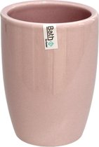 Gerimport Vaas Genova Rosa Keramiek 11 X 8 Cm Roze