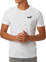 Puma Essential Small Logo Shirt Wit Heren - Maat L