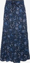 Jazlyn dames maxi rok met paisley print - Blauw - Maat XL