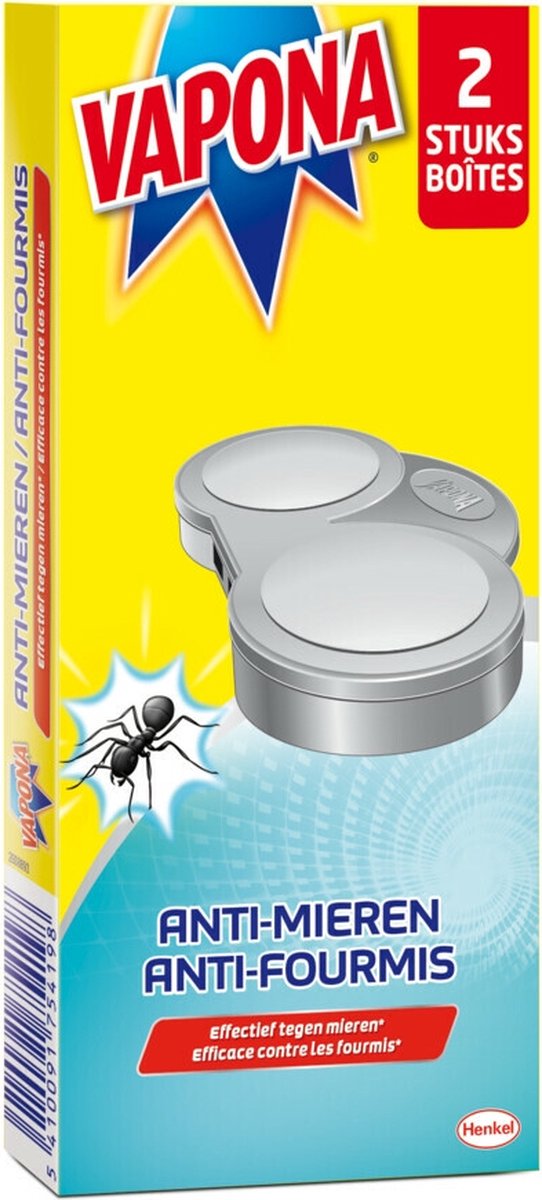12x Vapona Dubbele Mierenlokdoos 2 stuks
