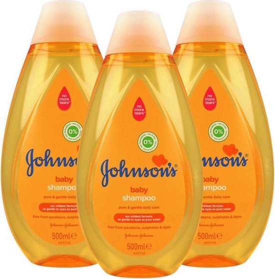 Johnson's Baby Shampoo Newpack 3 x 500ml- Voordeelverpakking