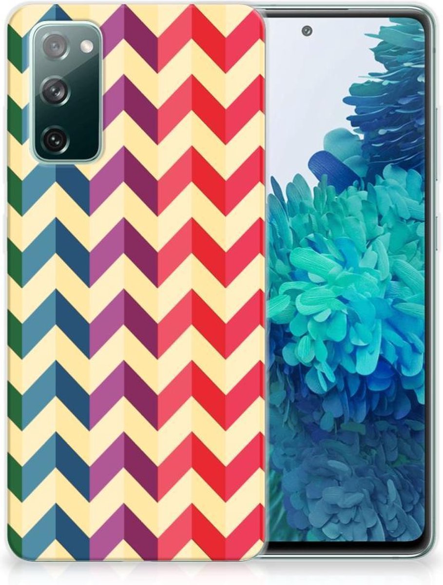 Samsung Galaxy S20 FE TPU bumper Zigzag Multi Color