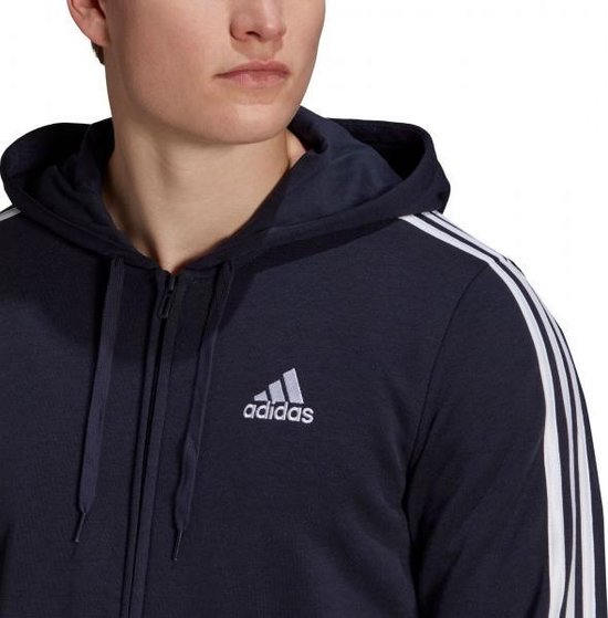 adidas navy zip hoodie