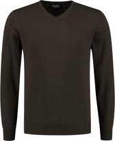 GENTS | Trui Heren V-neck katoen donkergroen Maat L