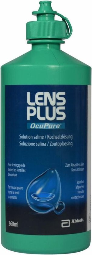 Lens Plus™ OcuPure™ Saline | 1x 360ml | bol.com