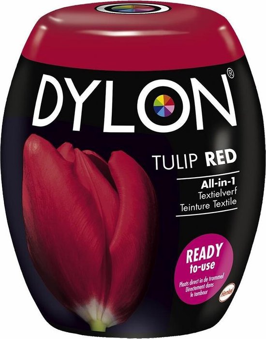 DYLON Wasmachine Textielverf Pods - Red Tulip - 350g
